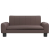 Sofa dla dzieci, brązowa, 70x45x30 cm, sztuczna skóra