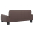 Sofa dla dzieci, brązowa, 70x45x30 cm, sztuczna skóra