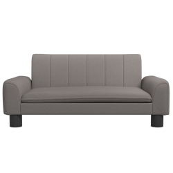 Sofa dla dzieci, kolor taupe, 70x45x30 cm, obita tkaniną