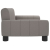 Sofa dla dzieci, kolor taupe, 70x45x30 cm, obita tkaniną