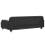 Sofa dla dzieci, czarna, 90x53x30 cm, sztuczna skóra