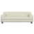 Sofa dla dzieci, kremowa, 90x53x30 cm, sztuczna skóra