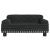 Sofa dla dzieci, czarna, 70x45x30 cm, aksamit