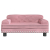 Sofa dla dzieci, różowa, 70x45x30 cm, aksamit