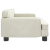 Sofa dla dzieci, kremowa, 70x45x30 cm, aksamit