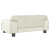 Sofa dla dzieci, kremowa, 70x45x30 cm, aksamit
