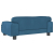 Sofa dla dzieci, niebieska, 70x45x30 cm, aksamit