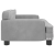 Sofa dla dzieci, jasnoszara, 70x45x30 cm, aksamit