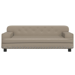 Sofa dla dzieci, cappuccino, 90x53x30 cm, sztuczna skóra