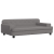 Sofa dla dzieci, szara, 90x53x30 cm, sztuczna skóra