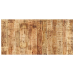 Blat do stołu, 120x60x(1,5-1,6) cm, surowe drewno mango