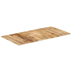 Blat do stołu, 120x60x(1,5-1,6) cm, surowe drewno mango