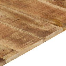 Blat do stołu, 120x60x(1,5-1,6) cm, surowe drewno mango