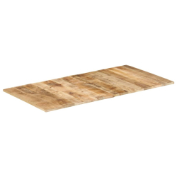 Blat do stołu, 120x60x(1,5-1,6) cm, surowe drewno mango