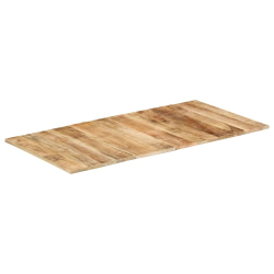 Blat do stołu, 120x60x(1,5-1,6) cm, surowe drewno mango