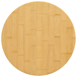 Blat do stołu, Ø50x1,5 cm, bambusowy