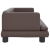 Sofa dla dzieci, brązowa, 80x45x30 cm, sztuczna skóra