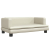 Sofa dla dzieci, kremowa, 80x45x30 cm, sztuczna skóra