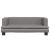 Sofa dla dzieci, szara, 80x45x30 cm, sztuczna skóra