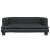 Sofa dla dzieci, czarna, 80x45x30 cm, sztuczna skóra