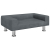 Sofa dla dzieci, ciemnoszara, 70x45x26,5 cm, aksamit