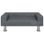 Sofa dla dzieci, ciemnoszara, 70x45x26,5 cm, aksamit