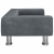 Sofa dla dzieci, ciemnoszara, 70x45x26,5 cm, aksamit