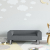 Sofa dla dzieci, ciemnoszara, 70x45x26,5 cm, aksamit
