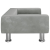 Sofa dla dzieci, jasnoszara, 70x45x26,5 cm, aksamit