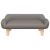 Sofa dla dzieci, kolor taupe, 70x40x24 cm, obita tkaniną