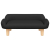 Sofa dla dzieci, czarna, 70x40x24 cm, obita tkaniną