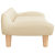 Sofa dla dzieci, kremowa, 70x40x24 cm, obita tkaniną