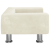 Sofa dla dzieci, kremowa, 50x40x26,5 cm, aksamitna