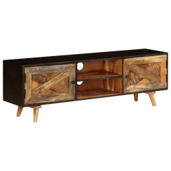 Szafka pod telewizor, lite drewno mango, 140 x 30 x 45 cm