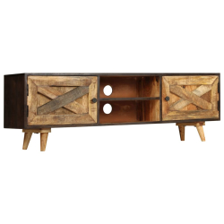 Szafka pod telewizor, lite drewno mango, 140 x 30 x 45 cm