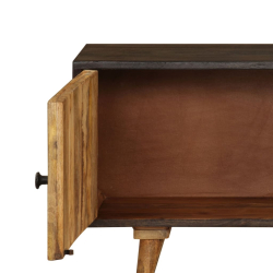 Szafka pod telewizor, lite drewno mango, 140 x 30 x 45 cm
