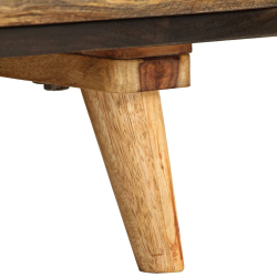 Szafka pod telewizor, lite drewno mango, 140 x 30 x 45 cm