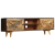 Szafka pod telewizor, lite drewno mango, 140 x 30 x 45 cm