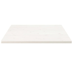 Blat stołu, biały, 90x90x2,5cm, lite drewno sosnowe, kwadratowy