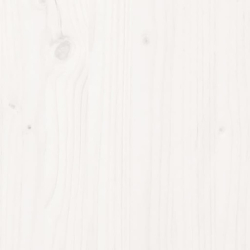 Blat stołu, biały, 110x55x2,5 cm, lita sosna, prostokątny