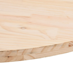Blat stołu, 110x55x2,5 cm, lite drewno sosnowe, owalny