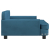 Sofa dla dzieci, niebieska, 90x53x30 cm, aksamit