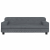 Sofa dla dzieci, ciemnoszara, 90x53x30 cm, aksamit