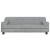 Sofa dla dzieci, jasnoszara, 90x53x30 cm, aksamit