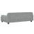 Sofa dla dzieci, jasnoszara, 90x53x30 cm, aksamit