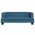 Sofa dla dzieci, niebieska, 80x45x30 cm, aksamit