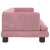 Sofa dla dzieci, różowa, 80x45x30 cm, aksamit