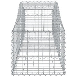 Kosze gabionowe, 50 szt, 200x50x40/60 cm, galwanizowane żelazo