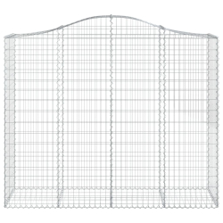 Kosze gabionowe, 18 szt, 200x50x160/180cm, galwanizowane żelazo
