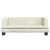 Sofa dla dzieci, kremowa, 80x45x30 cm, aksamit
